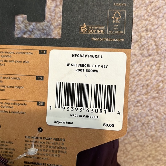 The North Face Women’s Shelbe Raschel Etip Glove - Picture 3 of 3